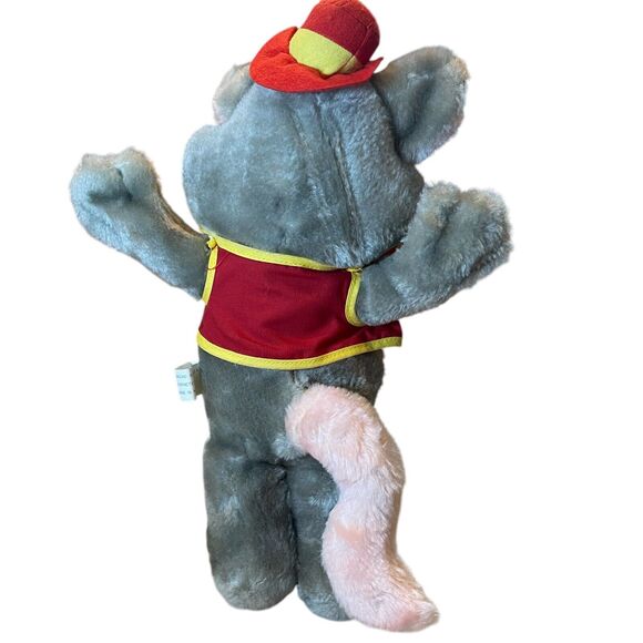 Chuck E Cheese Plush Rat Mouse 14" Vtg Late 70s Pizza Time Theatre Orig Owner - Picture 2 of 13